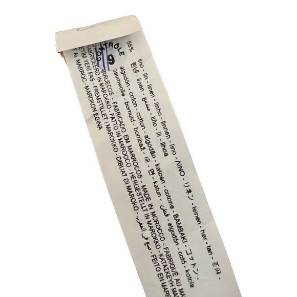 Zara Pants Womens XS Orange Flare Printed Burnt Festival Yellow Bright Fall - Picture 9 of 12